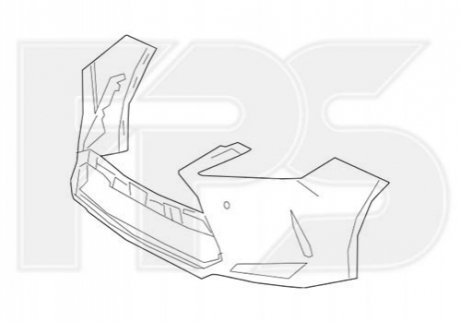 Бампер FPS Forma Parts System FP 8178 902