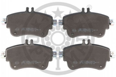 Гальмівні колодки дискові BP-12610 OPTIMAL BP12610