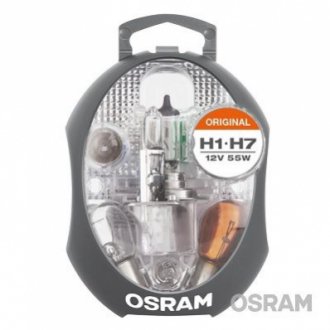 Комплект автоламп H1 + H7 / 12V / OSRAM CLKH1H7