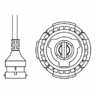 Автолампа LED (12V H8 30W) BOSCH 1987301558