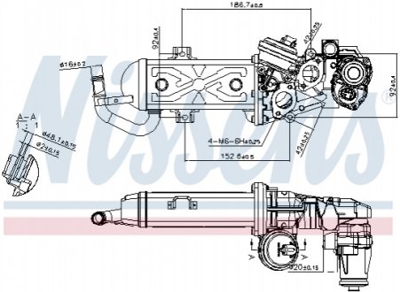 Клапан EGR NISSENS Nissens A/S 98178