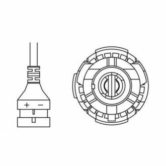 LED Gigalight Автолампа HB4 12V 30W 60000К (2шт.) холодный BOSCH 1987301555