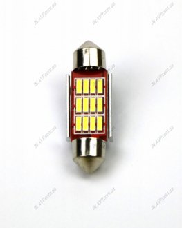 Лампа LED T11 Festoon T11x36 12LEDs canbus (1шт) SHAFER SL4009 (фото 1)