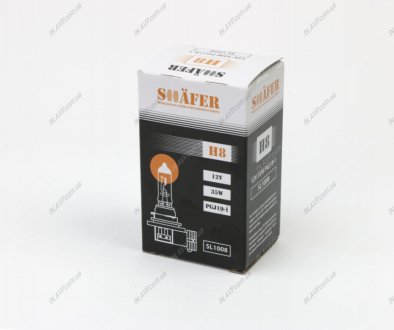 Лампа H8 12V 35W PGJ 19-1 SHAFER SL1008