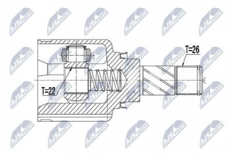 Шарнир равных угловых скоростей NTY NPW-RE-123