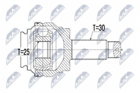 Шарнир равных угловых скоростей NTY NPZ-BM-014 (фото 1)