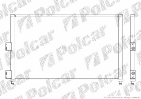 Радіатори кондиціонера POLCAR 3023K8C3
