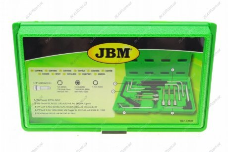 Набір інструментів для зняття подушок безпеки JBM 51501