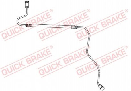 Шланг гальмівний OJD Quick Brake 96.017 (фото 1)
