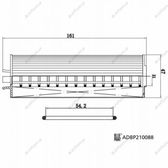 Фильтр масла AUDI Q2 2.0TDI 16- Blue Print ADBP210088