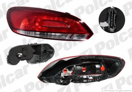 Ліхтар задний POLCAR 951187-V