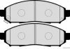 Комплект тормозных колодок, дисковый тормоз HERTH+BUSS JAKOPARTS J3601094 (фото 2)