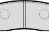 Комплект тормозных колодок, дисковый тормоз HERTH+BUSS JAKOPARTS J3610512 (фото 2)
