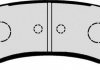 Комплект тормозных колодок, дисковый тормоз HERTH+BUSS JAKOPARTS J3610902 (фото 2)