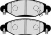 Комплект тормозных колодок, дисковый тормоз HERTH+BUSS JAKOPARTS J3602113 (фото 2)