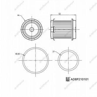 FILTR AUTOMATYCZNEJ SKRZYNI BIEGУW HONDA Blue Print ADBP210101