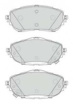 Комплект тормозных колодок, дисковый тормоз Jurid 573440J