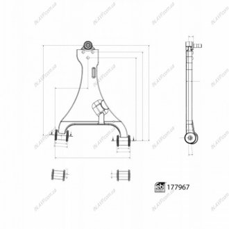 WAHACZ HONDA ACCORD VIII 2.2 08- BILSTEIN FEBI 177967 (фото 1)