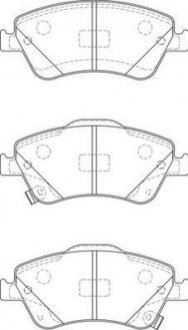 KLOCKI HAM./PRZ/ TOYOTA AURIS 07- Jurid 572524J