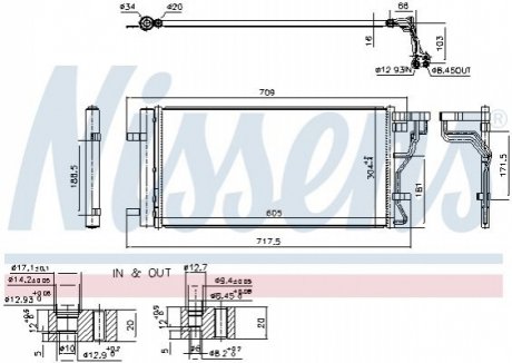 Радіатор кондиціонера NISSENS Nissens A/S 940831