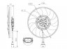 WENTYLATOR CHЈODNICY AUDI A8 2009- NRF 47919 (фото 5)