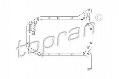 Прокладка, маслянный поддон TOPRAN 101 593