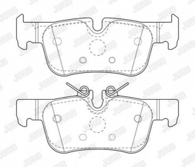 KLOCKI HAM./TYЈ/ BMW 2 14- Jurid 573767J