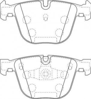 KLOCKI HAM./TYЈ/ BMW 7 09- Jurid 573271J