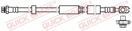 Гальмівний шланг OJD Quick Brake 58.892X (фото 1)