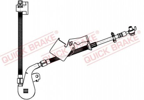 Гальмівний шланг OJD Quick Brake 50.703X (фото 1)