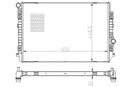 CHЈODNICA SILNIKA VW NRF 550081
