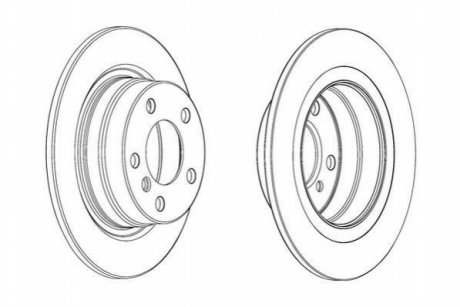 Тормозной диск Jurid 562905JC