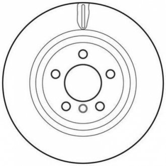 Гальмівний диск зад. BMW X3 (F25)/X4 (F26) 10-18 (329,9*71) компл. 2шт Jurid 562793JC