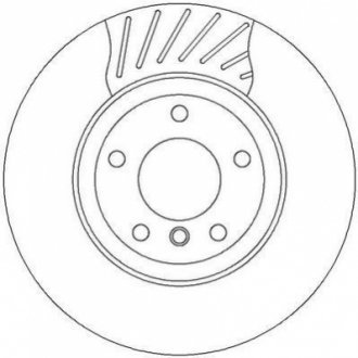 Гальмівний диск зад. BMW 3 (E46) 97-07 (320*60,3)компл. 2шт Jurid 562318JC