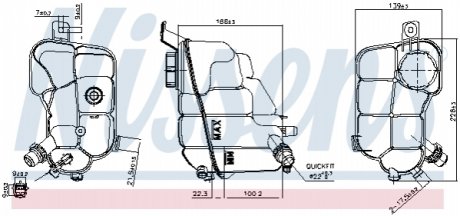 ZBIORNICZEK WYRУWNAWCZY LAND ROVER NISSENS Nissens A/S 996257