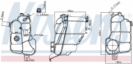 ZBIORNICZEK WYRУWNAWCZY LAND ROVER NISSENS Nissens A/S 996176