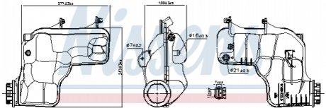 Бачок розширювальний NISSENS Nissens A/S 996166