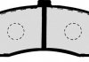 Комплект тормозных колодок, дисковый тормоз HERTH+BUSS JAKOPARTS J3601053 (фото 2)