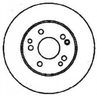 Тормозной диск Jurid 561331JC (фото 1)