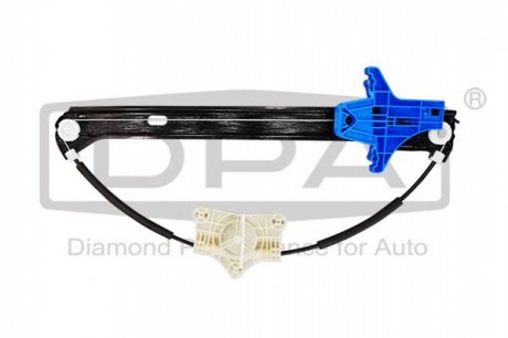 Window regulator, rear left, without door sheet, without motor, electrically DPA 88391802202