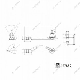 KOгC. DR. KIER. BMW 2 (F45, F46) (09/14-), X1 (F48) (09/15-)/ MINI COUNTRYMAN II (10/16-), MINI III (12/13-) LE BILSTEIN FEBI 177859