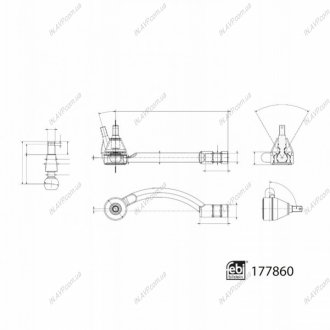 KOгC. DR. KIER. BMW 2 (F45, F46) (09/14-), X1 (F48) (09/15-)/ MINI COUNTRYMAN II (10/16-), MINI III (12/13-) PR BILSTEIN FEBI 177860