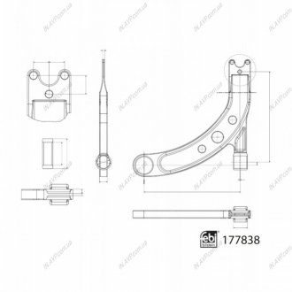 WAHACZ FIAT P. 500X 1,3-1,6 JEEP RENEGADE 14- LE DOLNY BILSTEIN FEBI 177838