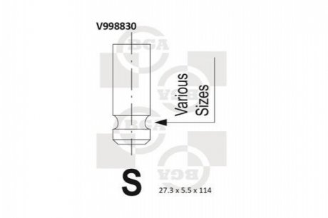 Выпускной клапан BGA V998830