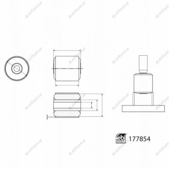 TULEJA WAH. DB C-KLASA W205 E-KLASA W213 13- LE/PR PATRZ KATALOG BILSTEIN FEBI 177854 (фото 1)