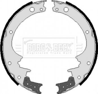 Комплект тормозных колодок Borg & Beck BBS6205
