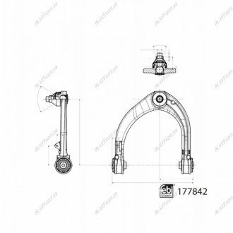 WAHACZ LAND ROVER P. RANGE ROVER 4X4 2,0-5,0 12- LE BILSTEIN FEBI 177842 (фото 1)