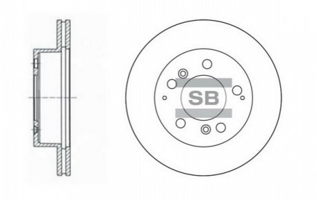 Диск тормозной SANGSIN HI-Q SD3014