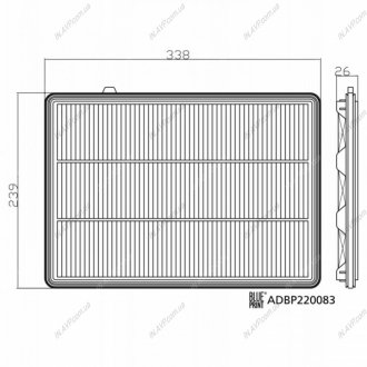 Фильтр воздуха INFINITY QX50 II Blue Print ADBP220083