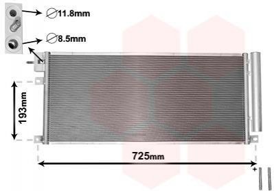 Конденсатор, кондиционер Van Wezel 37005634